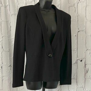 Armani Collezioni Single Button Wool Suit Jacket